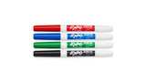 EXPO Low Odour Dry Erase Markers, Fine Tip 4pk (Pack)