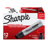Sharpie Magnum Permanent Markers Black Box of 12 (Box)