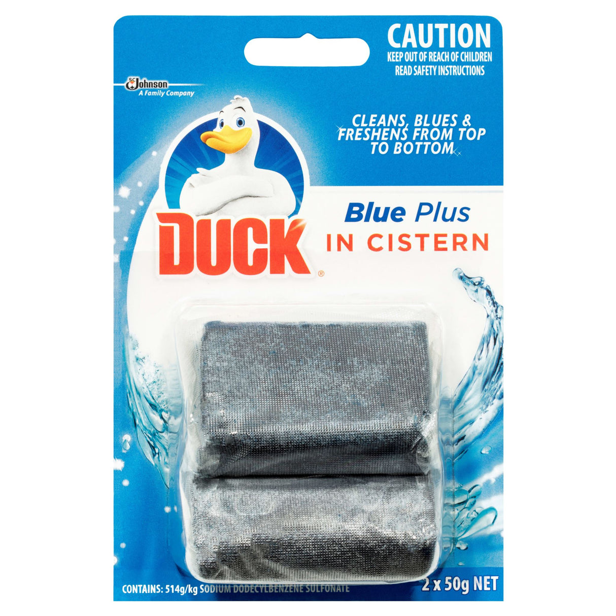Duck Blue Plus Flush In-Cistern (Pack of 2)