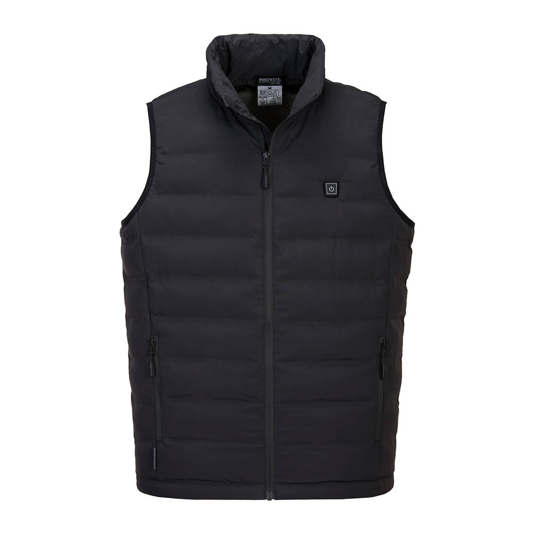 Portwest, Heated Vest, S549 - Black (Size: M)