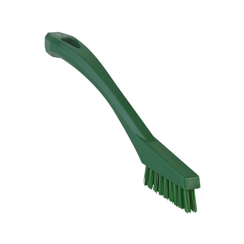 Vikan Detail Stiff Bristles Brush Green 205mm (Each)