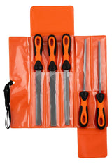 Bahco Ergo File Set 4 Bastard/1 Second Cut 200mm Pack of 5 (Set)