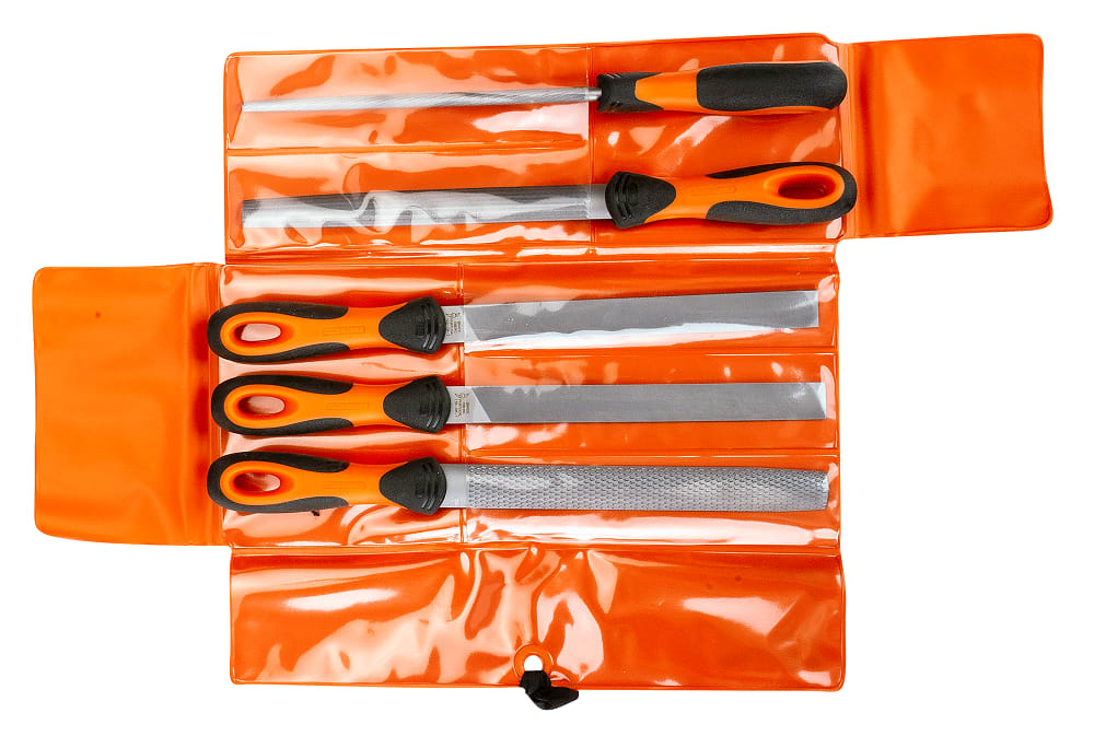 Bahco Ergo File Set with Cabinet Rasp Second Cut 200mm Pack of 5 (Set)