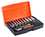 Bahco 37 Piece 1/4in Socket Set