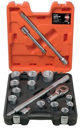 Bahco 17 Piece Socket Set 3/4in