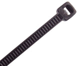 Cabac Nylon Cable Ties UV Black 200 X 4.8MM 100