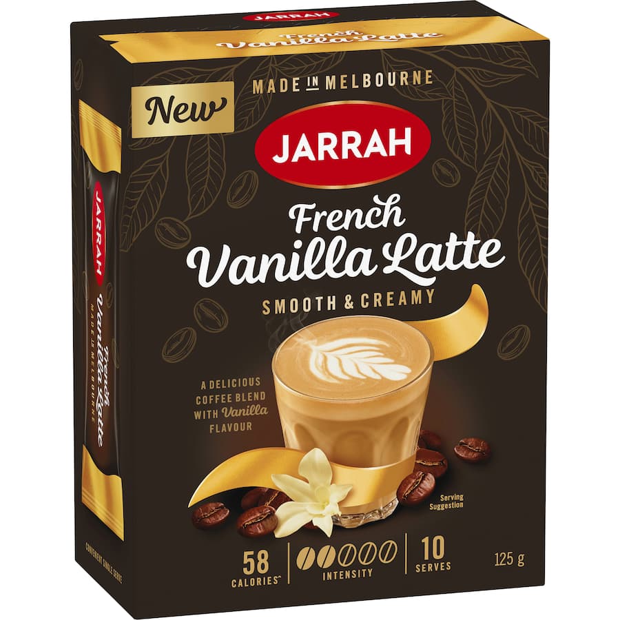 Jarrah Coffee Sachets French Vanilla 10pack
