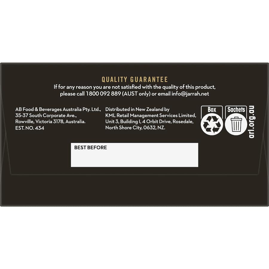 Jarrah Coffee Sachets Strong Cappuccino 10pack
