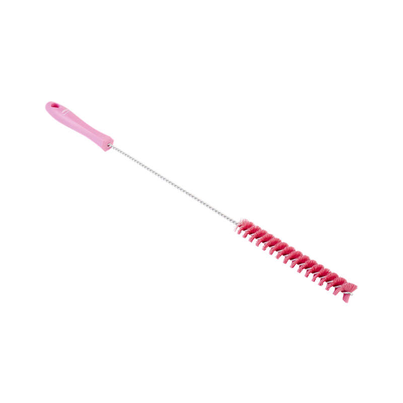 Vikan Stiff Bristle Tube Brush Pink 20mm (Each)