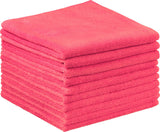 Filta Commercial Microfibre Cleaning Cloth Pink 40cm x 40cm 10 Cloths