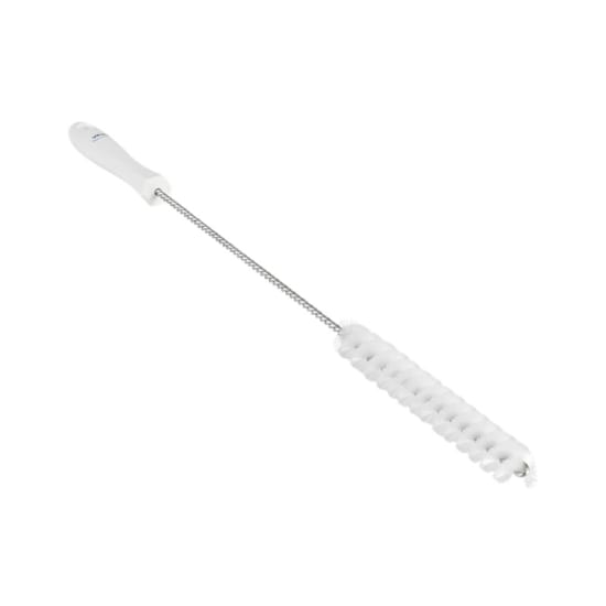Vikan Stiff Bristle Tube Brush White-Ř20mm-Each