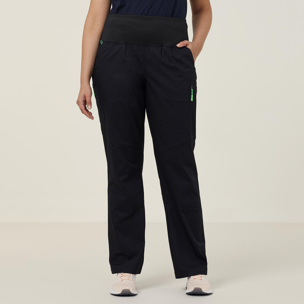 NNT, Antibacterial Active Curie Scrub Pant, CAT3VE - Black (Size: XXS)