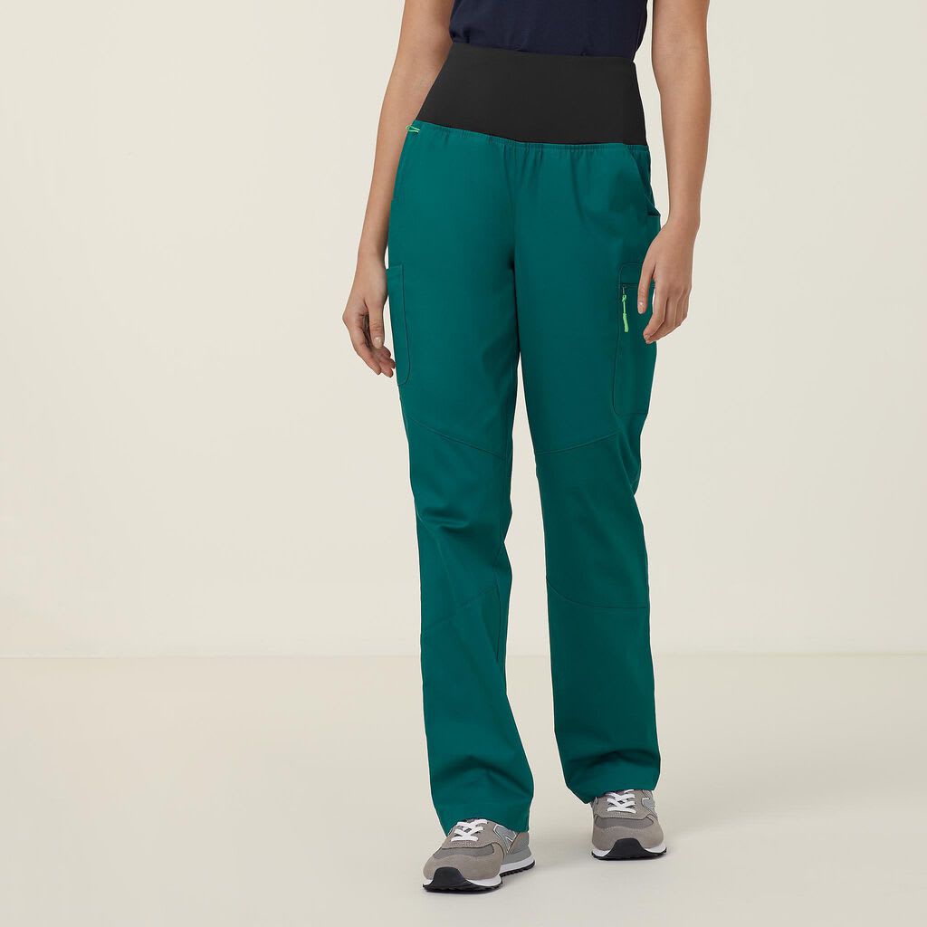 NNT, Antibacterial Active Curie Scrub Pant, CAT3VE - Hunter Green (Size: XS)