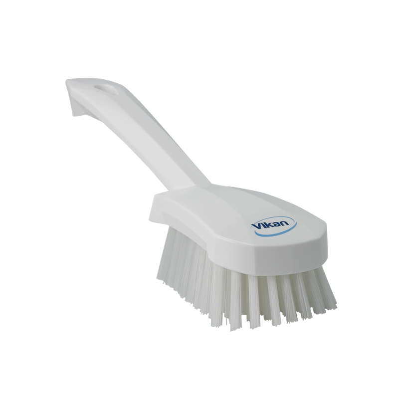 Vikan Short Handled Washing Brush White 270mm Soft/Split Bristle (Each)