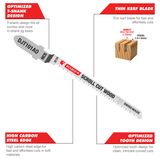 Diablo High Carbon Steel Jig Saw Blade - Wood 100mm Pack of 5