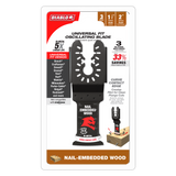 Diablo Bi-Metal Multi-Tool Blades for Nail Wood 50 x 32mm Pack of 3
