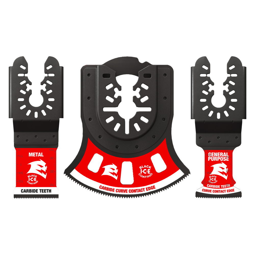 Diablo Universal Fit Carbide Multi-Tool Blade Set Pack of 3