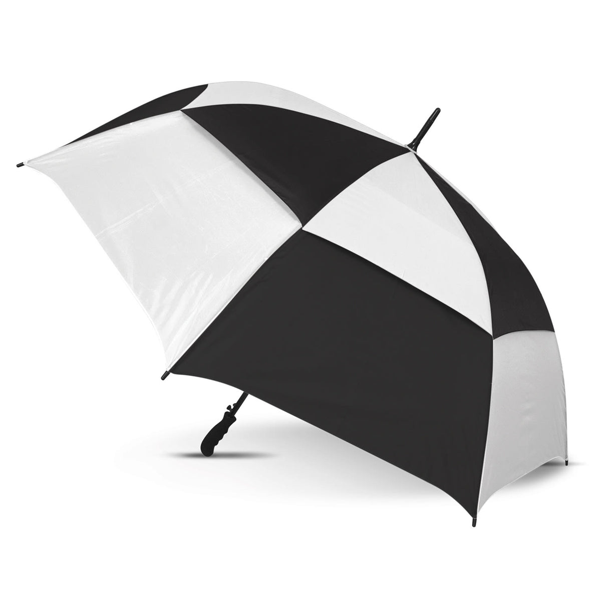 Trident Sports Umbrella - Black/White BWT