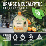Earthwise Laundry Liquid Orange &  Eucalyptus 4L