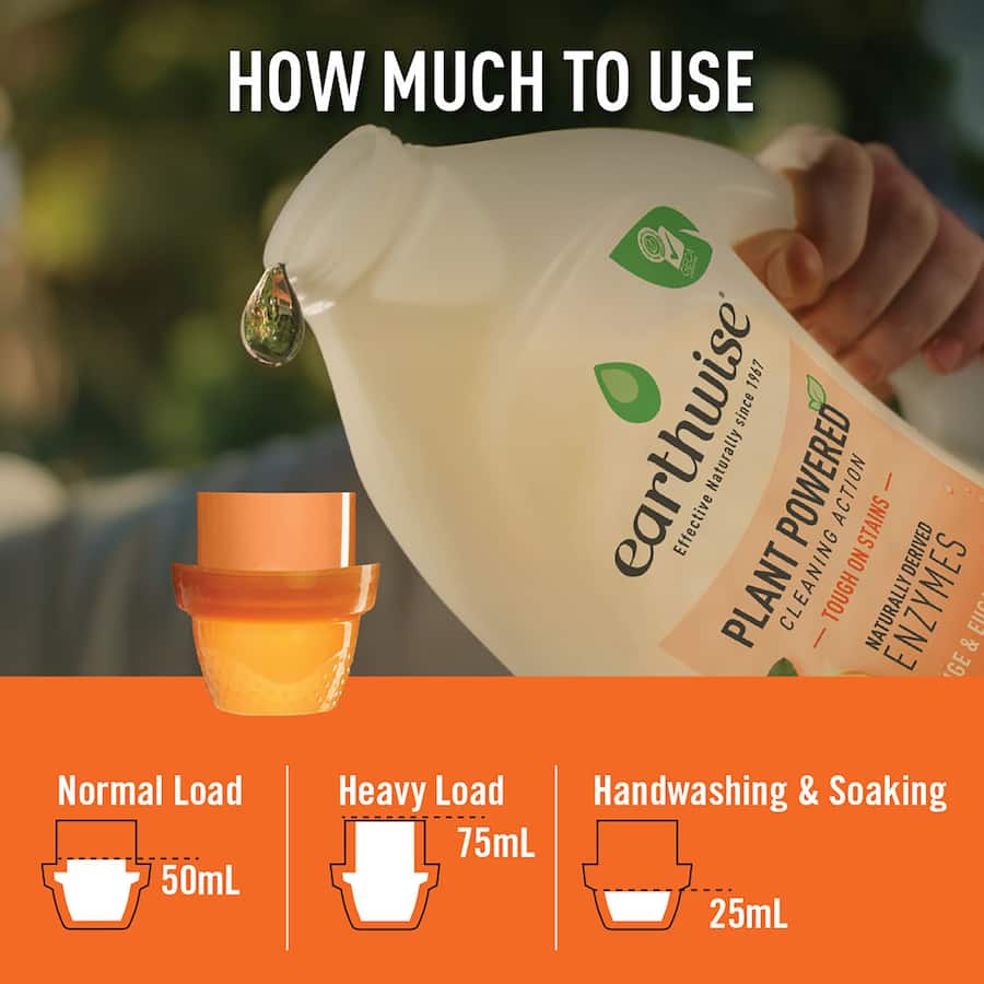 Earthwise Laundry Liquid Orange &  Eucalyptus 4L