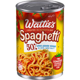 Watties Spaghetti 50% Less Added Sugar Can 420g