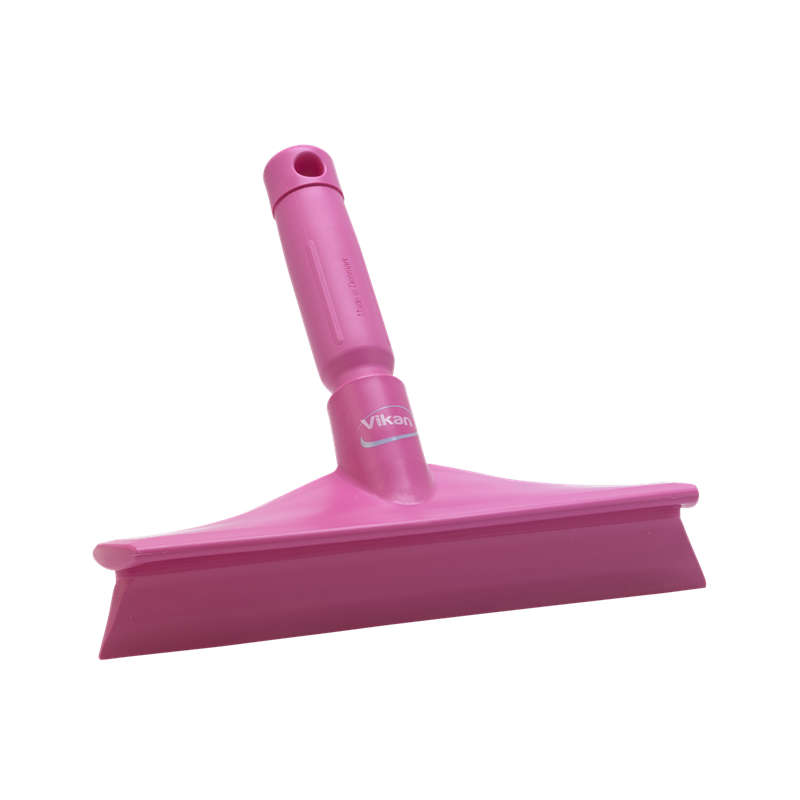 Vikan Hand Squeegee Single Blade Pink 245mm (Each)