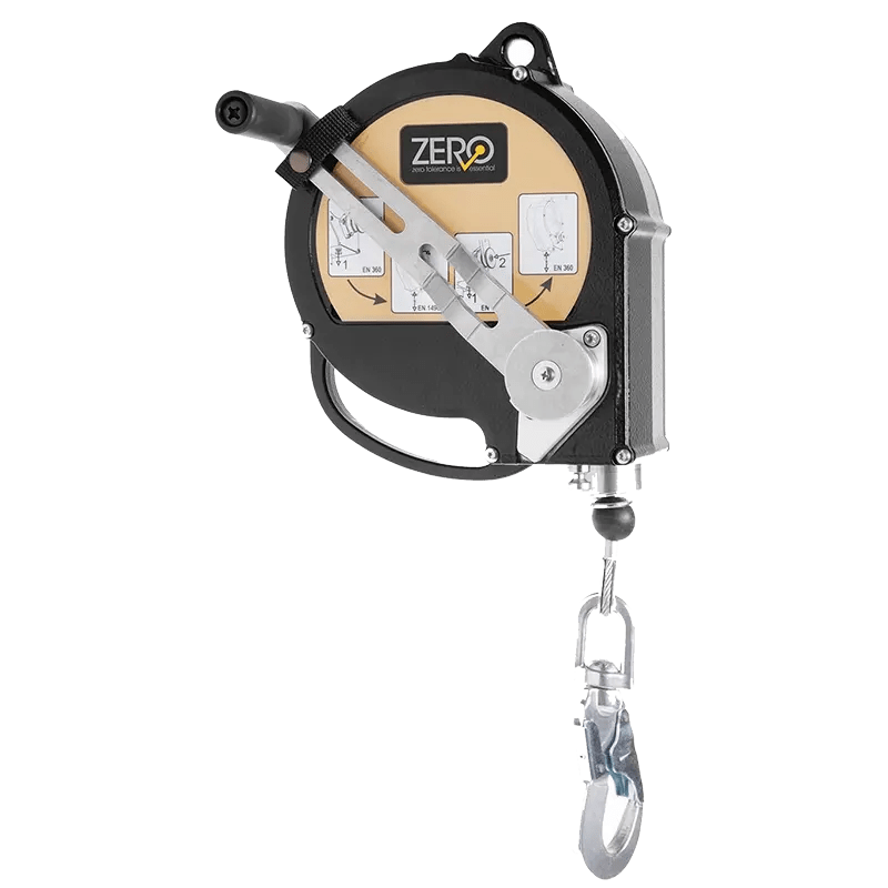 Zero Retractable Type 3 Rescue Winch/Inertia Reel 15m