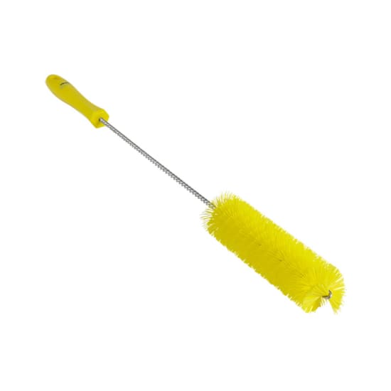 Vikan Stiff Bristle Tube Brush Yellow-Ř40mm-Each