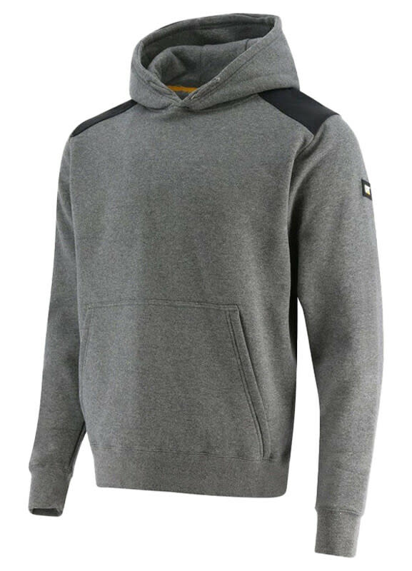 CAT, Essential Hooded Sweatshirt, 1910157 - Dark Heather (Size: 3XL)