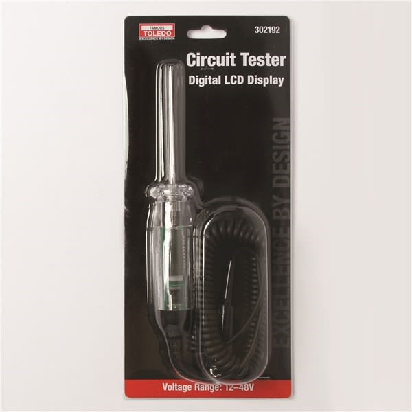 Toledo 12-48 V Digital LCD Circuit Tester