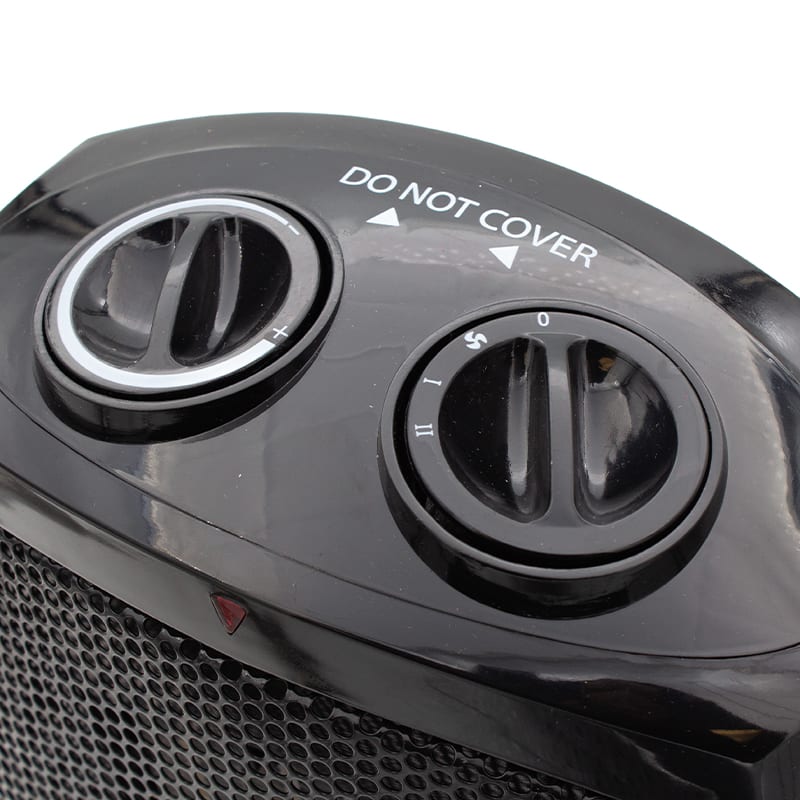 Nero Ceramic Heater Black