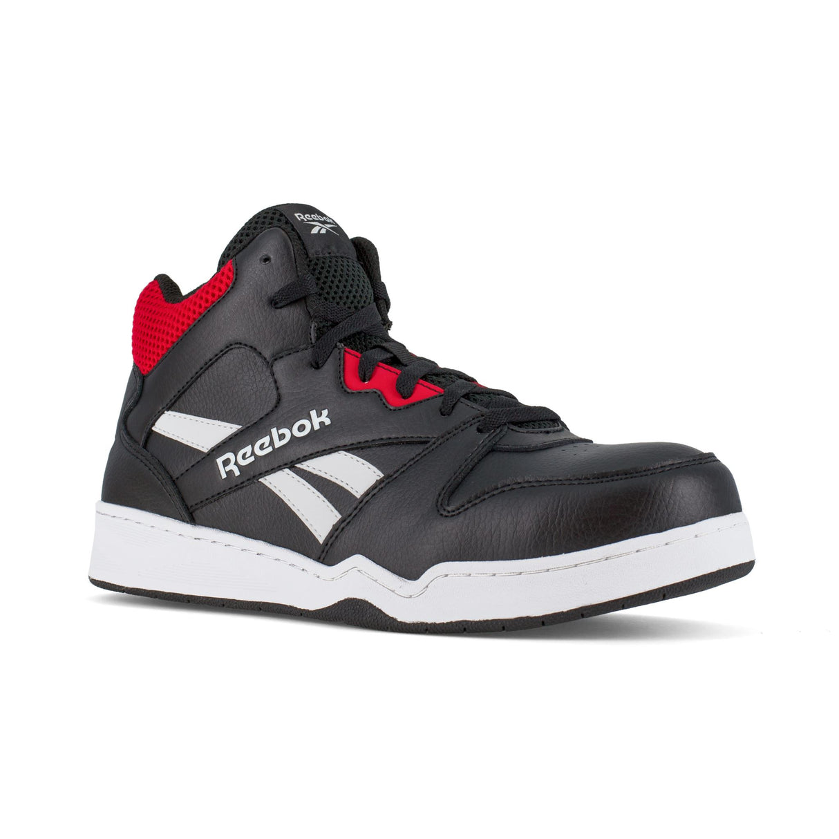 Reebok Work, BB4500 High Top Safety Boot - Black/Red (BKR) (Size: 12)