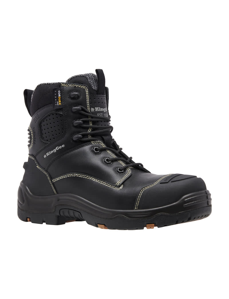 KingGee XTREMEGUARD ONYX 6CZ EH K28000 Safety Boot - Black (Size: 15)