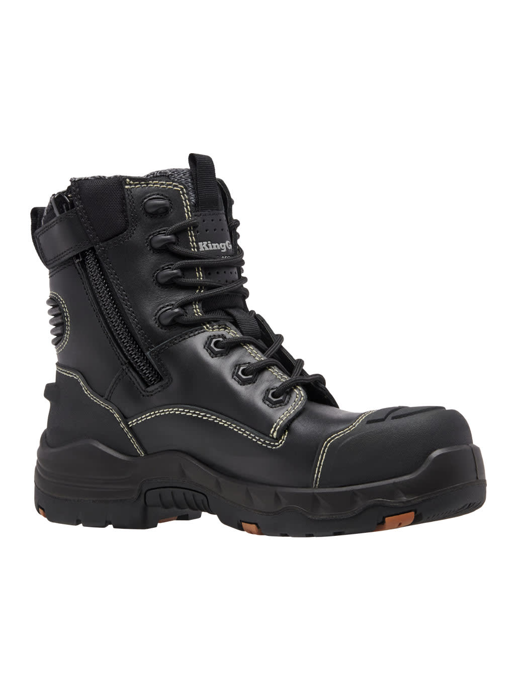 KingGee XTREMEGUARD ONYX 6CZ EH Womens Safety Boot - Black (Size: 07)