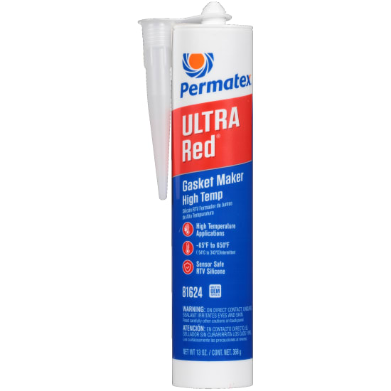 Permatex RTV Silicone Ultra Red Gasket Maker-368g-Each