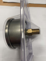 Gauges Pressure SS- 1/4" BSP Rear 0-2500 kPa