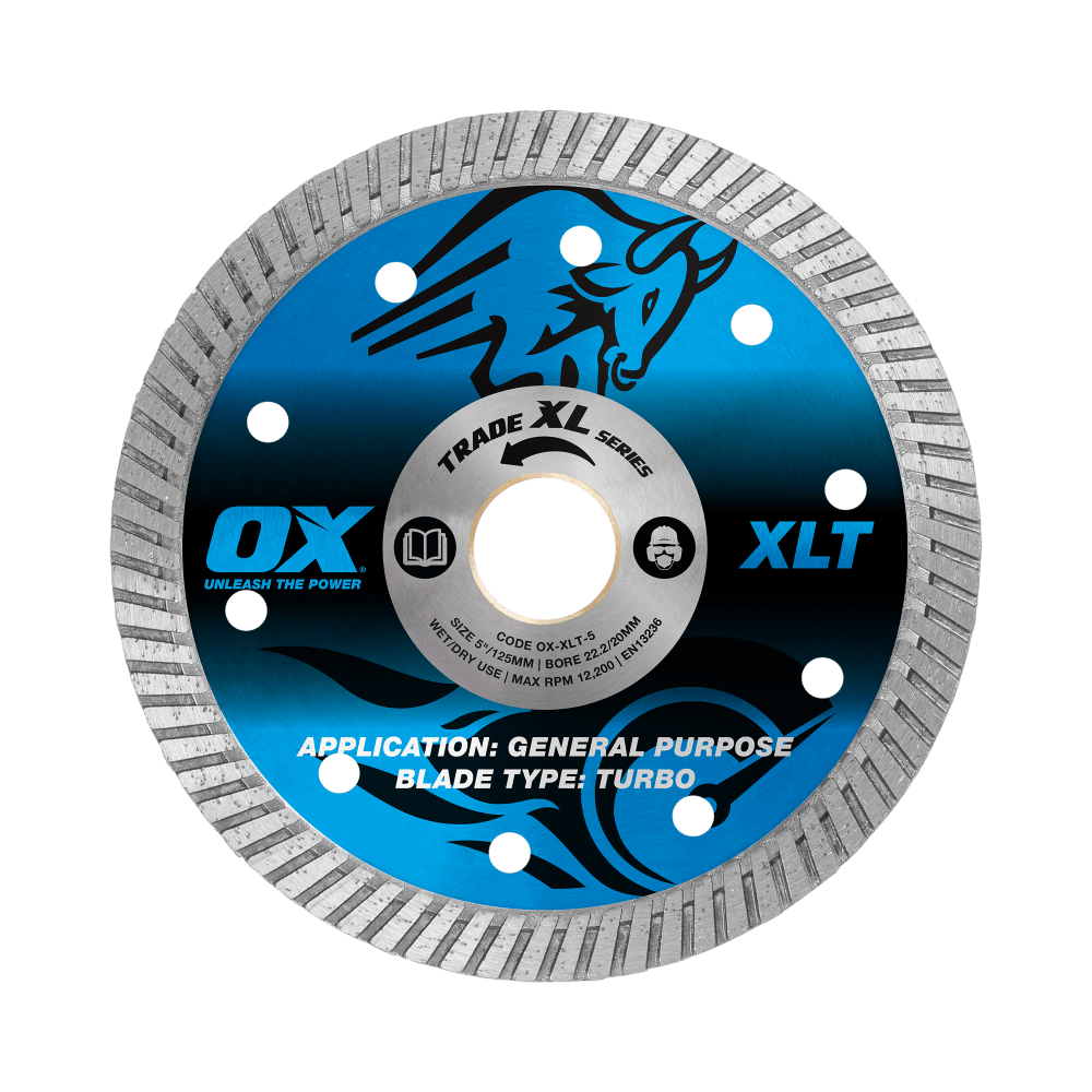 OX Trade XLT Turbo Diamond Blade 115mm (4.5")