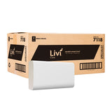 Livi Care 1ply Compact Hand Towel 120 Sheets (Case of 18 Packs)
