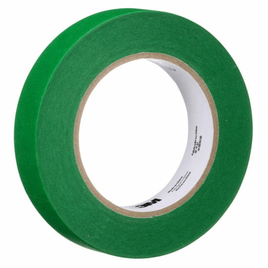 3M UV Resistant Green Masking Tape-24mm X 55m-Roll