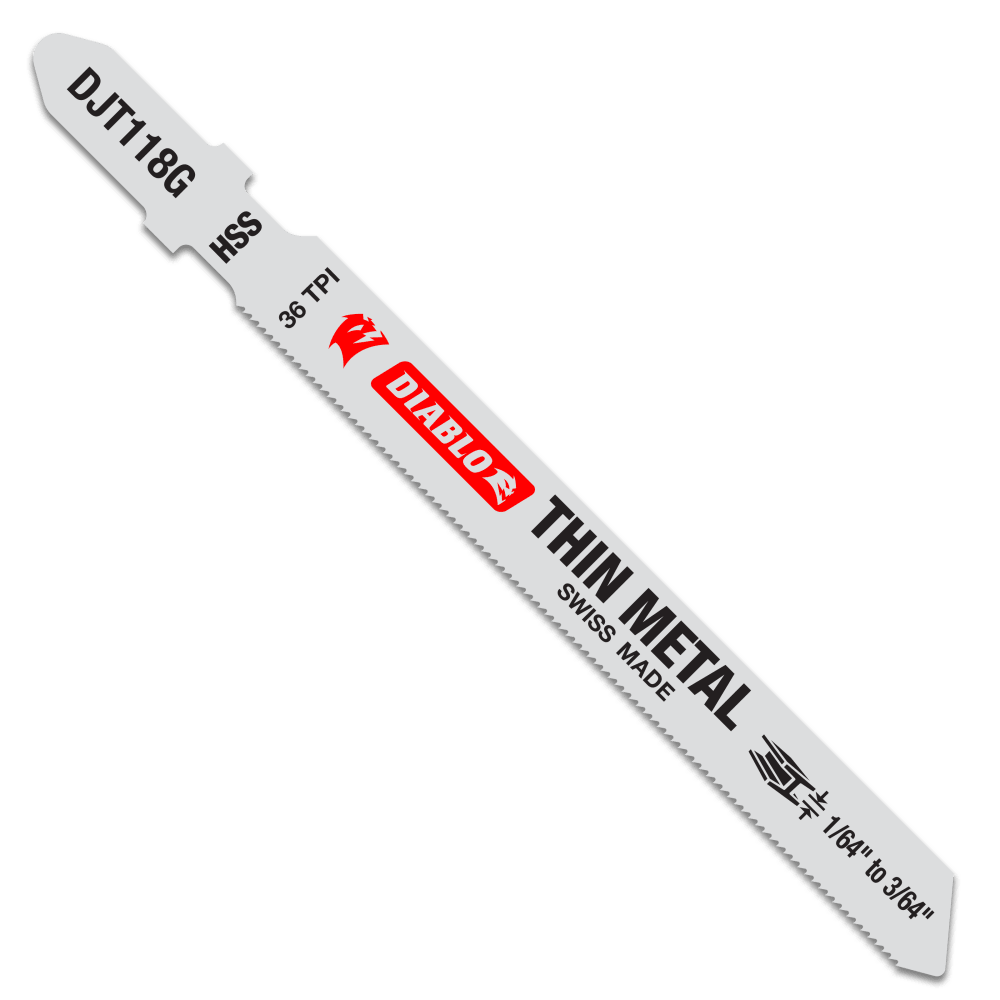Diablo High Speed Steel Jigsaw Blade 92mm Pack of 5