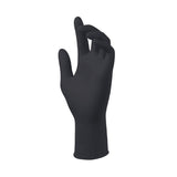 Megaman Nitrile Gloves Powder Free Black M-2XL (Pack of 50) - Standard - L