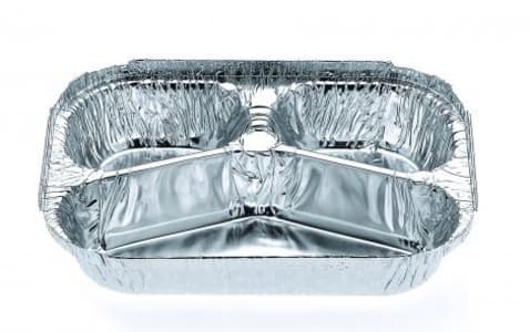 3 Cavity Meal Tray 210 x 155 x 34mm 500 (Case)