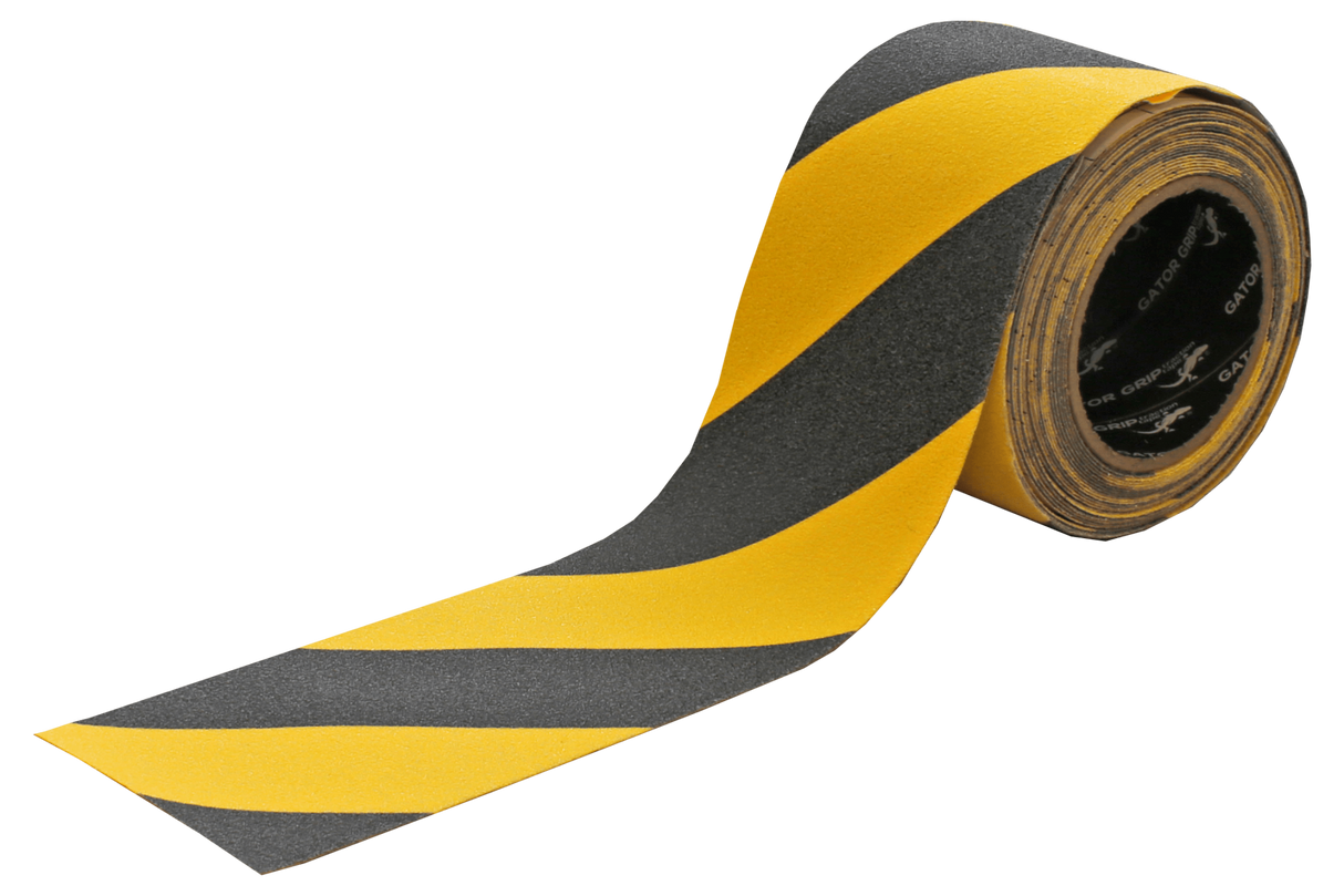 Safety Tread General Purpose Grit Tape- Blk/Yellow 100mm x 18m