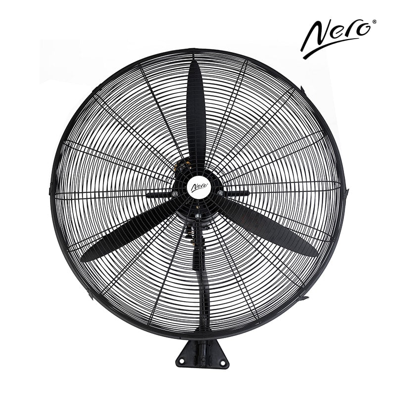 Nero Industrial Wall Fan 750mm 750mm