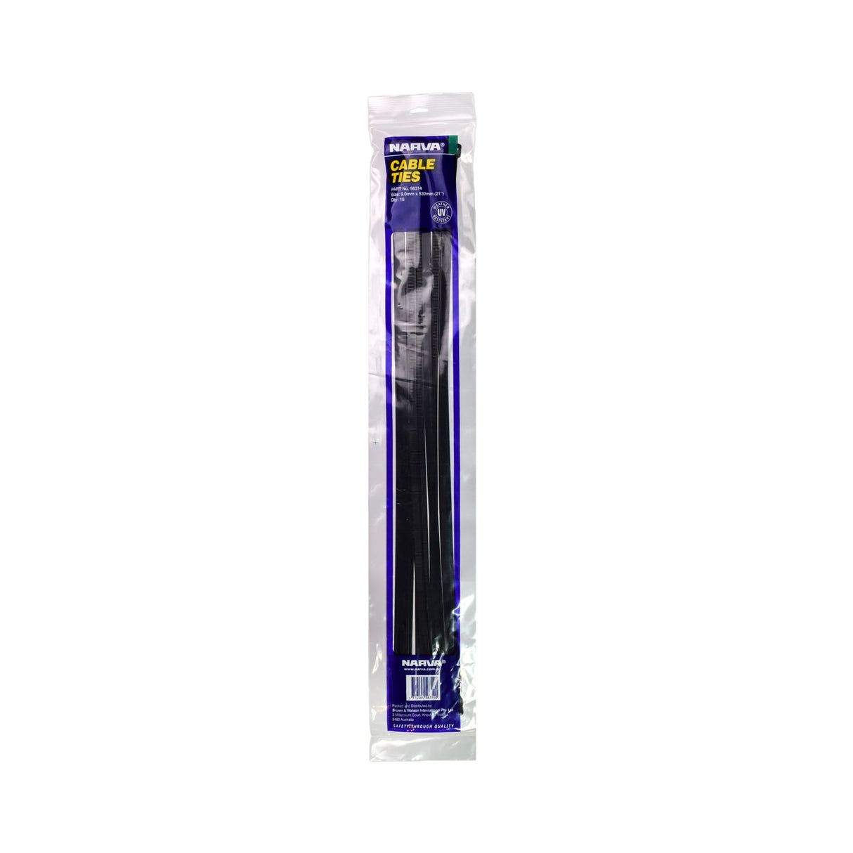 Narva Cable Tie 9.0 X 540mm (Bag of 10)