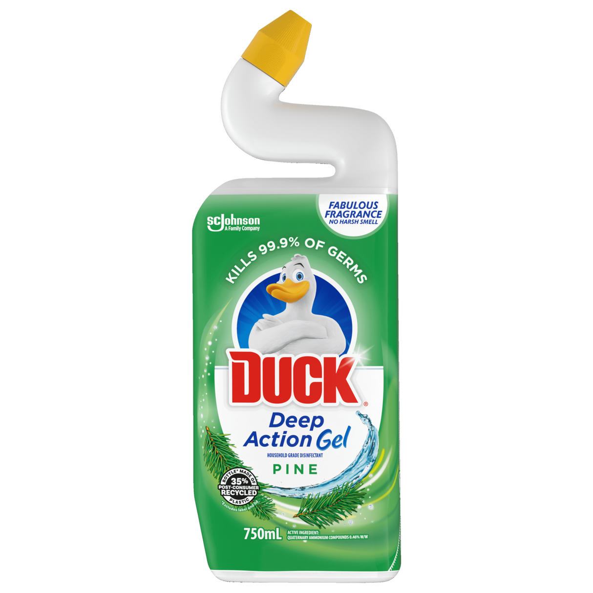 Duck Deep Action Gel Toilet Cleaner Pine 750ml (Each)