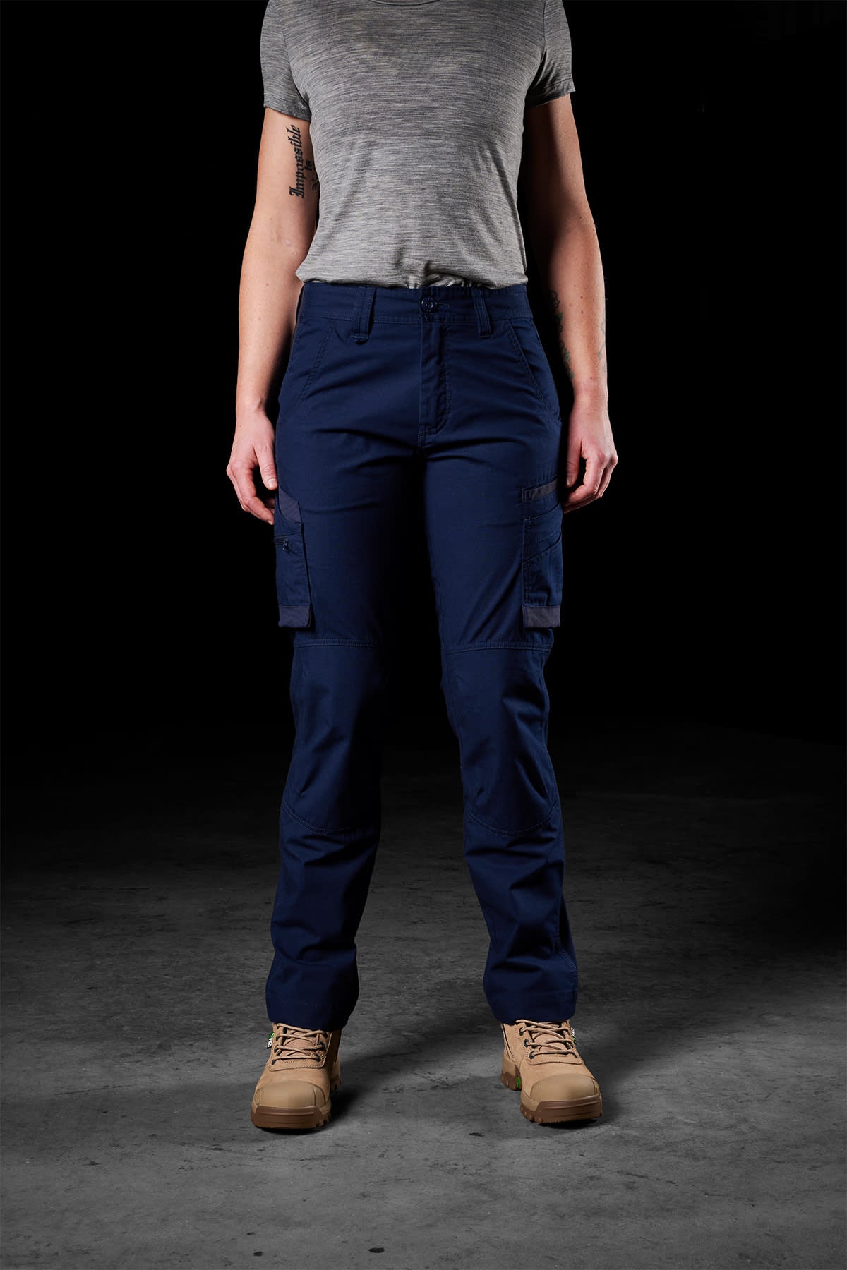 FXD, Womens Stretch Ripstop Work Pants, WP-7W - Navy (Size: 10)