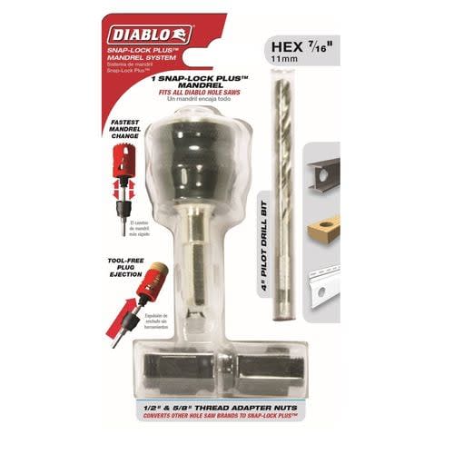 Diablo 7/16 Snap-Lock Plus Mandrel System