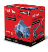 Armour Silicone Half Face Respirator Large