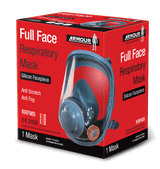 Armour Silicone Full Face Respirator Large